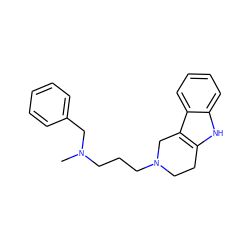 CN(CCCN1CCc2[nH]c3ccccc3c2C1)Cc1ccccc1 ZINC000299821094