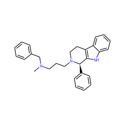 CN(CCCN1CCc2c([nH]c3ccccc23)[C@H]1c1ccccc1)Cc1ccccc1 ZINC000299826039