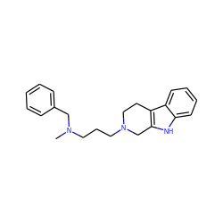 CN(CCCN1CCc2c([nH]c3ccccc23)C1)Cc1ccccc1 ZINC000299819385