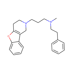 CN(CCCN1CCc2oc3ccccc3c2C1)CCc1ccccc1 ZINC000299820065