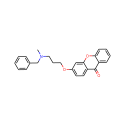 CN(CCCOc1ccc2c(=O)c3ccccc3oc2c1)Cc1ccccc1 ZINC000028640674