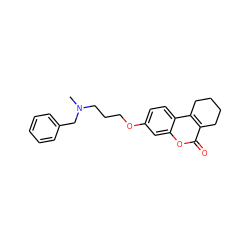 CN(CCCOc1ccc2c3c(c(=O)oc2c1)CCCC3)Cc1ccccc1 ZINC000221990663