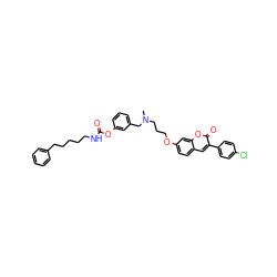 CN(CCCOc1ccc2cc(-c3ccc(Cl)cc3)c(=O)oc2c1)Cc1cccc(OC(=O)NCCCCCc2ccccc2)c1 ZINC000653830247