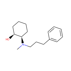 CN(CCCc1ccccc1)[C@@H]1CCCC[C@@H]1O ZINC000028232485