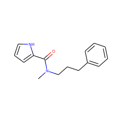 CN(CCCc1ccccc1)C(=O)c1ccc[nH]1 ZINC000014959034