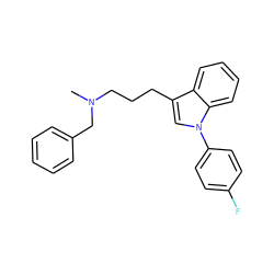 CN(CCCc1cn(-c2ccc(F)cc2)c2ccccc12)Cc1ccccc1 ZINC000040915114