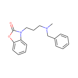 CN(CCCn1c(=O)oc2ccccc21)Cc1ccccc1 ZINC000043073423