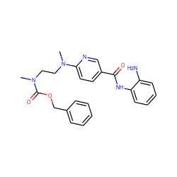 CN(CCN(C)c1ccc(C(=O)Nc2ccccc2N)cn1)C(=O)OCc1ccccc1 ZINC000028824475