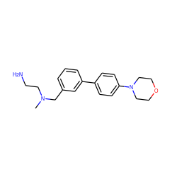 CN(CCN)Cc1cccc(-c2ccc(N3CCOCC3)cc2)c1 ZINC001772603659