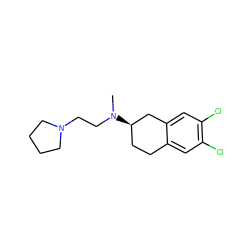 CN(CCN1CCCC1)[C@@H]1CCc2cc(Cl)c(Cl)cc2C1 ZINC000019365474