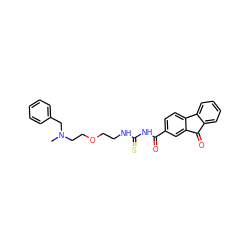 CN(CCOCCNC(=S)NC(=O)c1ccc2c(c1)C(=O)c1ccccc1-2)Cc1ccccc1 ZINC000013742421