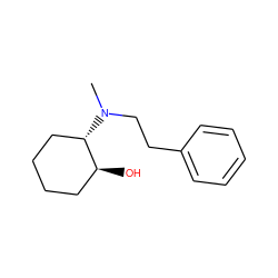 CN(CCc1ccccc1)[C@H]1CCCC[C@@H]1O ZINC000028233940