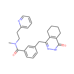 CN(CCc1ccccn1)C(=O)c1cccc(Cc2n[nH]c(=O)c3c2CCCC3)c1 ZINC000167180298