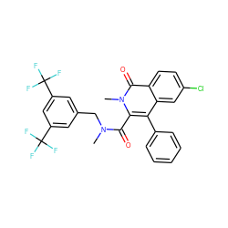 CN(Cc1cc(C(F)(F)F)cc(C(F)(F)F)c1)C(=O)c1c(-c2ccccc2)c2cc(Cl)ccc2c(=O)n1C ZINC000026837540