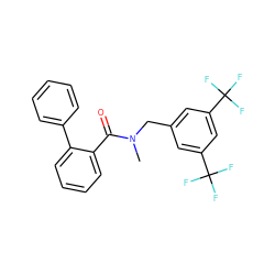 CN(Cc1cc(C(F)(F)F)cc(C(F)(F)F)c1)C(=O)c1ccccc1-c1ccccc1 ZINC000028571002