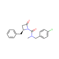 CN(Cc1ccc(Cl)cc1)C(=O)N1C(=O)C[C@@H]1Cc1ccccc1 ZINC000013780499