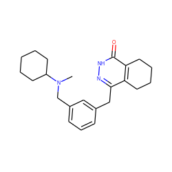 CN(Cc1cccc(Cc2n[nH]c(=O)c3c2CCCC3)c1)C1CCCCC1 ZINC000168526895