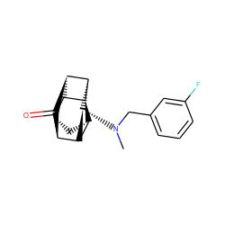 CN(Cc1cccc(F)c1)[C@H]1[C@@H]2[C@H]3C[C@H]4[C@@H]2C(=O)[C@@H]2[C@@H]4[C@H]3[C@@H]12 ZINC000205438701