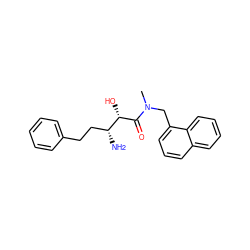 CN(Cc1cccc2ccccc12)C(=O)[C@@H](O)[C@H](N)CCc1ccccc1 ZINC000027898354