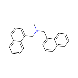 CN(Cc1cccc2ccccc12)Cc1cccc2ccccc12 ZINC000001706229