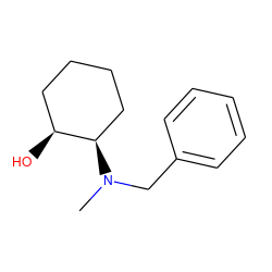 CN(Cc1ccccc1)[C@@H]1CCCC[C@@H]1O ZINC000028233945