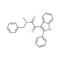 CN(Cc1ccccc1)C(=O)C(=O)c1c(-c2ccccc2)[nH]c2ccccc12 ZINC000066100558