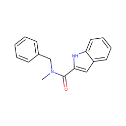 CN(Cc1ccccc1)C(=O)c1cc2ccccc2[nH]1 ZINC000020892069