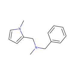 CN(Cc1ccccc1)Cc1cccn1C ZINC000013493581