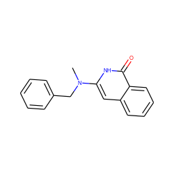 CN(Cc1ccccc1)c1cc2ccccc2c(=O)[nH]1 ZINC000096018439