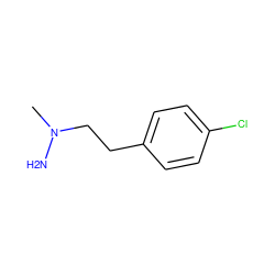 CN(N)CCc1ccc(Cl)cc1 ZINC000064485911