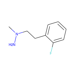 CN(N)CCc1ccccc1F ZINC000064479838