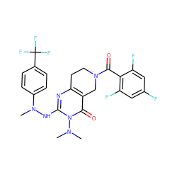 CN(Nc1nc2c(c(=O)n1N(C)C)CN(C(=O)c1c(F)cc(F)cc1F)CC2)c1ccc(C(F)(F)F)cc1 ZINC001772621216