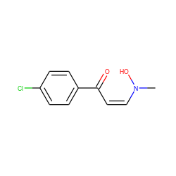 CN(O)/C=C\C(=O)c1ccc(Cl)cc1 ZINC000027325622