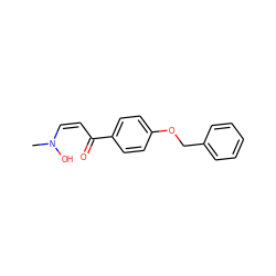 CN(O)/C=C\C(=O)c1ccc(OCc2ccccc2)cc1 ZINC000027327522