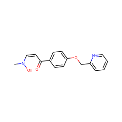 CN(O)/C=C\C(=O)c1ccc(OCc2ccccn2)cc1 ZINC000027329315