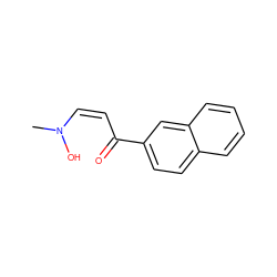 CN(O)/C=C\C(=O)c1ccc2ccccc2c1 ZINC000027329899