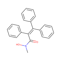 CN(O)C(=O)C(=C(c1ccccc1)c1ccccc1)c1ccccc1 ZINC000028101599