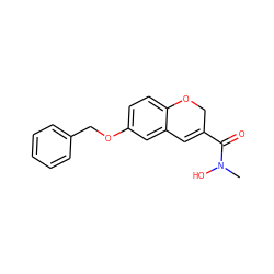 CN(O)C(=O)C1=Cc2cc(OCc3ccccc3)ccc2OC1 ZINC000000013673