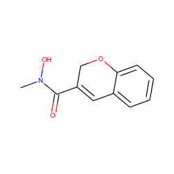 CN(O)C(=O)C1=Cc2ccccc2OC1 ZINC000013833860