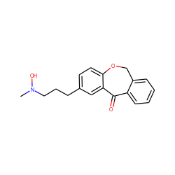 CN(O)CCCc1ccc2c(c1)C(=O)c1ccccc1CO2 ZINC000013745486