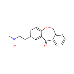 CN(O)CCc1ccc2c(c1)C(=O)c1ccccc1CO2 ZINC000013745482