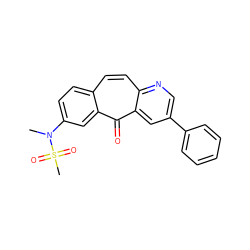 CN(c1ccc2ccc3ncc(-c4ccccc4)cc3c(=O)c2c1)S(C)(=O)=O ZINC000072110782