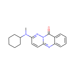 CN(c1ccc2nc3ccccc3c(=O)n2n1)C1CCCCC1 ZINC000005152297