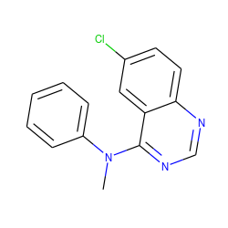 CN(c1ccccc1)c1ncnc2ccc(Cl)cc12 ZINC000027424429