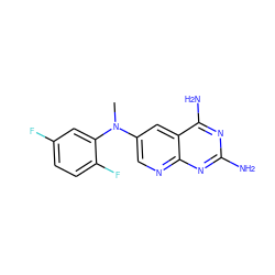 CN(c1cnc2nc(N)nc(N)c2c1)c1cc(F)ccc1F ZINC000096269958