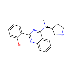 CN(c1nc(-c2ccccc2O)nc2ccccc12)[C@H]1CCNC1 ZINC000059278934