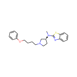 CN(c1nc2ccccc2s1)[C@H]1CCN(CCCCOc2ccccc2)C1 ZINC000001554852