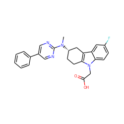 CN(c1ncc(-c2ccccc2)cn1)[C@H]1CCc2c(c3cc(F)ccc3n2CC(=O)O)C1 ZINC000118872321