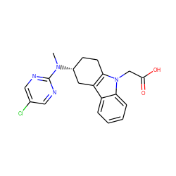 CN(c1ncc(Cl)cn1)[C@@H]1CCc2c(c3ccccc3n2CC(=O)O)C1 ZINC000118882192