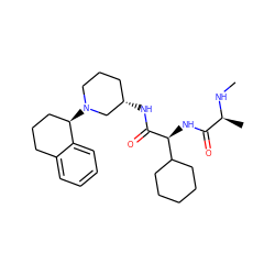 CN[C@@H](C)C(=O)N[C@H](C(=O)N[C@H]1CCCN([C@@H]2CCCc3ccccc32)C1)C1CCCCC1 ZINC000073197933